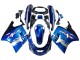 Billige Blau Silber Schwarz 1993-2003 Kawasaki ZZR1100 Motorrad Verkleidung