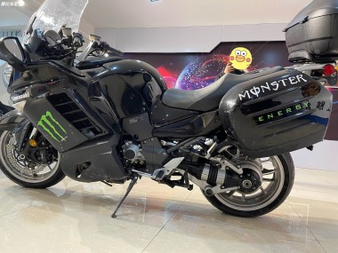 Billige Schwarz Monster 2007-2009 Kawasaki GTR1400/ZG1400 Motorrad Verkleidung