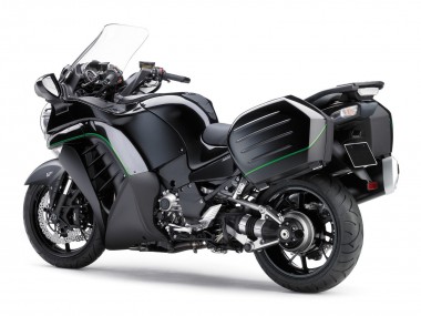 Billige Matt Schwarz Grün Linie 2007-2009 Kawasaki GTR1400/ZG1400 Motorrad Verkleidung