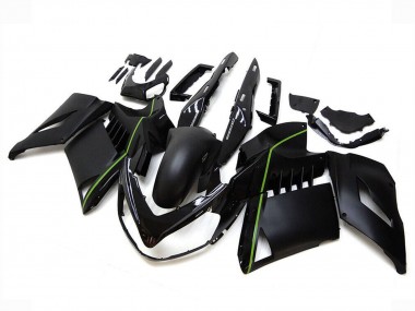 Billige Matt Schwarz Grün Linie 2007-2009 Kawasaki GTR1400/ZG1400 Motorrad Verkleidung