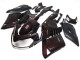 Billige Kastanienbraun Rot Schwarz 2007-2009 Kawasaki GTR1400/ZG1400 Motorrad Verkleidung