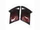 Billige Kastanienbraun Rot Schwarz 2007-2009 Kawasaki GTR1400/ZG1400 Motorrad Verkleidung