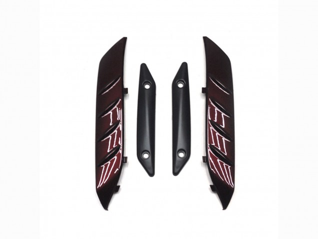 Billige Kastanienbraun Rot Schwarz 2007-2009 Kawasaki GTR1400/ZG1400 Motorrad Verkleidung