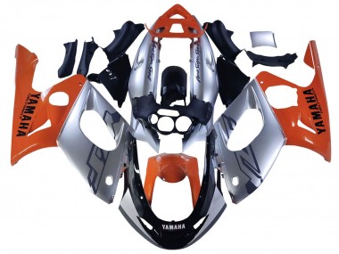 Billige Orange Grau Glänzendes Schwarz 1996-2007 Yamaha YZF600R Thundercat Motorrad Verkleidung