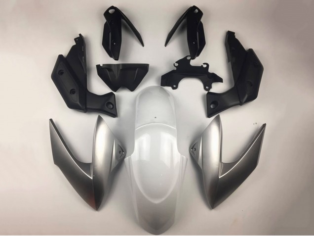 Billige Weiß Silber 2009-2012 Yamaha XJ6 Motorrad Verkleidung