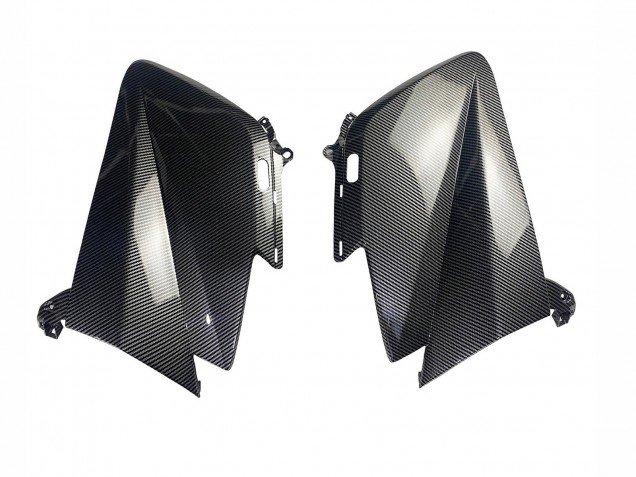 Billige Schwarze Carbonfaser 2012-2014 Yamaha TMAX530 Motorrad Verkleidung