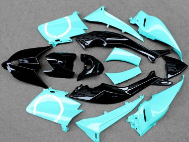 Billige Hellblau Glänzendes Schwarz 2012-2014 Yamaha TMAX530 Motorrad Verkleidung