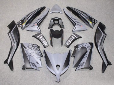 Billige Matt Schwarz Grau ENEOS Yamalube 2012-2014 Yamaha TMAX530 Motorrad Verkleidung