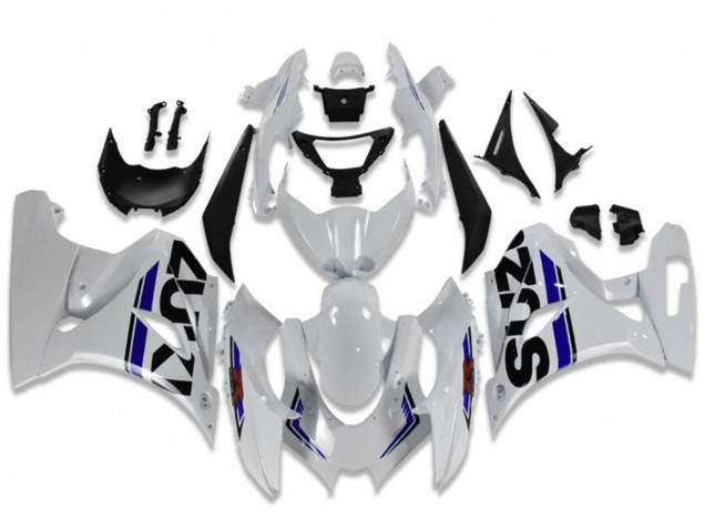 Billige Suzuki GSXR 1000 Motorrad Verkleidung 2017-2024 - Weiss Blau Schwarz