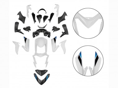 Billige Schwarz Weiß 2015-2020 Suzuki GSX-S 1000 Motorrad Verkleidung