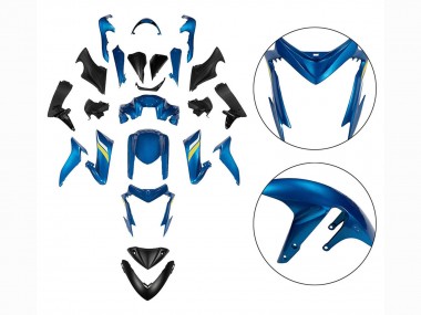 Billige Schwarz Blau Gelb 2015-2020 Suzuki GSX-S 1000 Motorrad Verkleidung