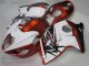 Billige Suzuki GSXR 1300 Hayabusa Motorrad Verkleidung 1996-2007 - Weiss Orange Schwarz