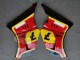 Billige Rot Gelb Schwarz 7 1984-1987 Suzuki RG400 RG500 RG400/500 Motorrad Verkleidung