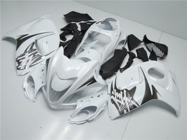 Billige Suzuki GSXR 1300 Hayabusa Motorrad Verkleidung 2008-2020 - Weiss