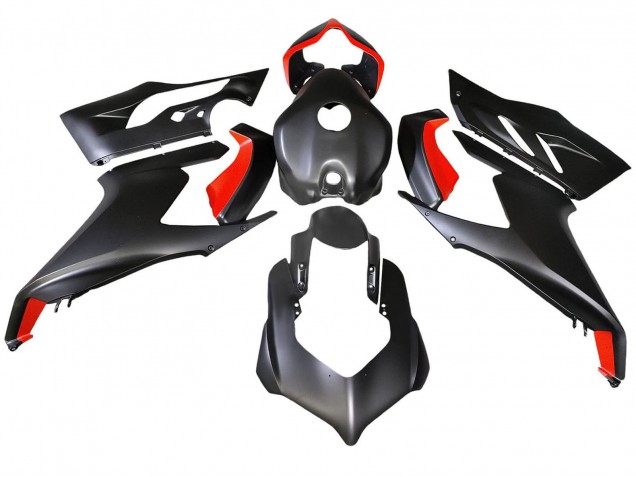 Billige Rot Matt Schwarz 2020-2024 Ducati Panigale V2 Motorrad Verkleidung Kit