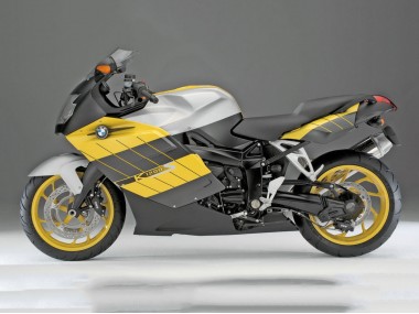 Billige Gelb Silber Matt Schwarz 2005-2010 BMW K1200S Motorrad Verkleidung