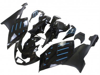 Billige Glänzendes Schwarz Matt Schwarz Blau Linie 2005-2010 BMW K1200S Motorrad Verkleidung