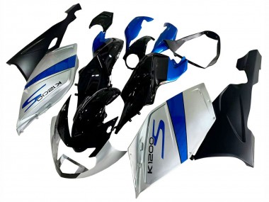 Billige Silber Blau Schwarz 2005-2010 BMW K1200S Motorrad Verkleidung