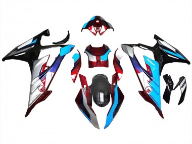 Billige Silber Rot Blau Schwarz 2023-2024 BMW S1000RR Motorrad Verkleidung