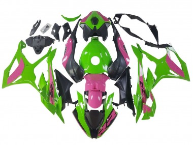 Billige Rosa Grün Schwarz 2023-2024 BMW S1000RR Motorrad Verkleidung
