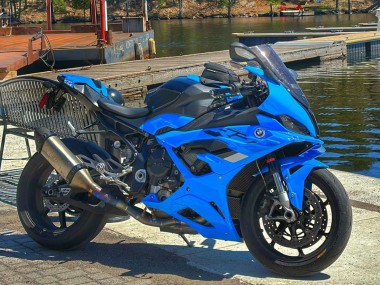 Billige Glänzendes Blau 2023-2024 BMW S1000RR Motorrad Verkleidung