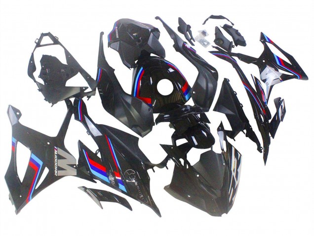 Billige Schwarz Blau Rot 2023-2024 BMW S1000RR Motorrad Verkleidung
