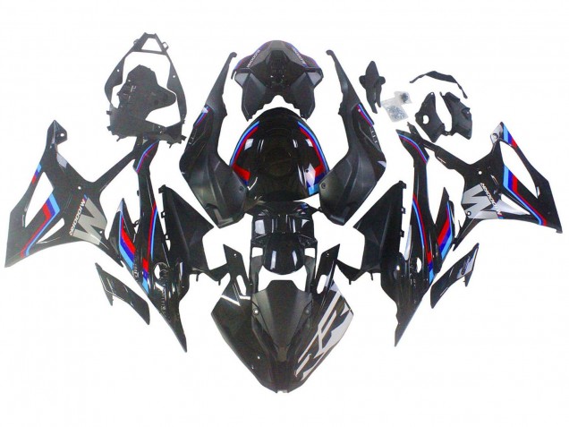 Billige Schwarz Blau Rot 2023-2024 BMW S1000RR Motorrad Verkleidung
