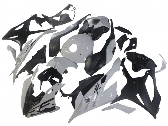 Billige Nardo Grau Matt Schwarz 2023-2024 BMW S1000RR Motorrad Verkleidung