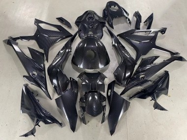 Billige Glänzendes Schwarz Carbonfaser 2023-2024 BMW S1000RR Motorrad Verkleidung