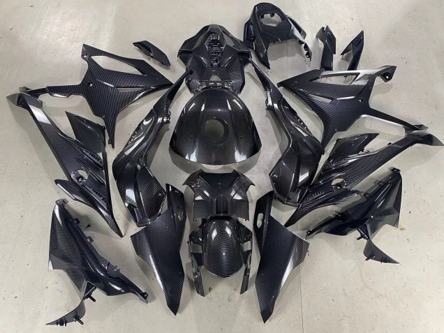 Billige Glänzendes Schwarz Carbonfaser 2023-2024 BMW S1000RR Motorrad Verkleidung