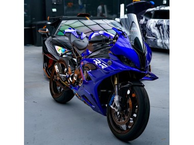 Billige Glänzendes Dunkel Blau 2023-2024 BMW S1000RR Motorrad Verkleidung