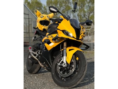 Billige Glänzendes Gelb 2023-2024 BMW S1000RR Motorrad Verkleidung