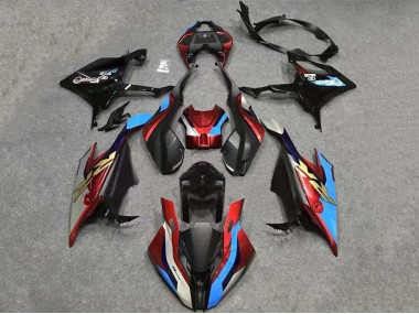 Billige Schwarz Rot Blau Gold 2023-2024 BMW S1000RR Motorrad Verkleidung