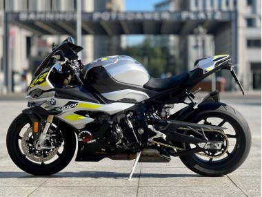 Billige Silber Gelb Carbonfaser 2023-2024 BMW S1000RR Motorrad Verkleidung