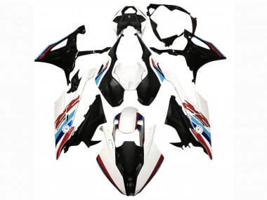 Billige Schwarz Weiß Blau 2019-2022 BMW S1000RR Motorrad Verkleidung