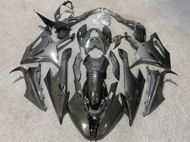 Billige Schwarze Carbonfaser 2019-2022 BMW S1000RR Motorrad Verkleidung