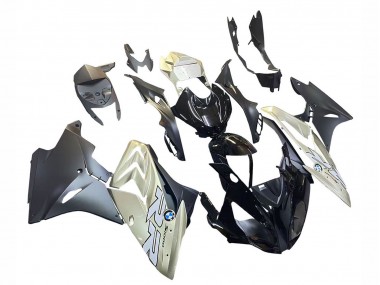 Billige Silber Schwarz 2017-2018 BMW S1000RR Motorrad Verkleidung