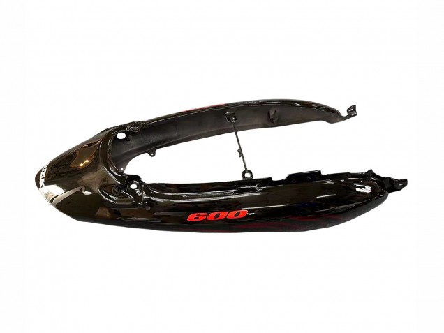 Billige Glänzendes Schwarz Rot Flamme 2004-2006 Suzuki GSX600F/GSX750F Motorrad Verkleidung