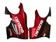 Billige Glänzendes Schwarz Rot Flamme 2004-2006 Suzuki GSX600F/GSX750F Motorrad Verkleidung