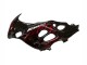 Billige Glänzendes Schwarz Rot Flamme 2004-2006 Suzuki GSX600F/GSX750F Motorrad Verkleidung