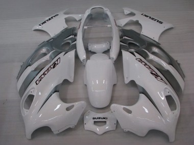 Billige Weiß 2004-2006 Suzuki GSX600F/GSX750F Motorrad Verkleidung