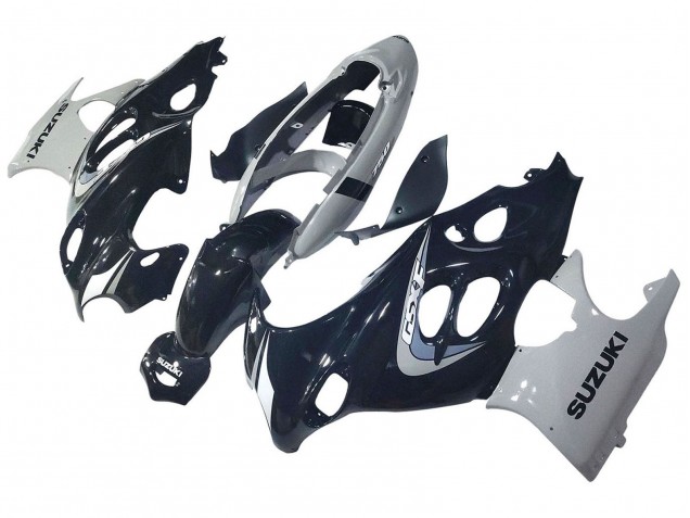 Billige Glänzendes Schwarz Grau 2004-2006 Suzuki GSX600F/GSX750F Motorrad Verkleidung