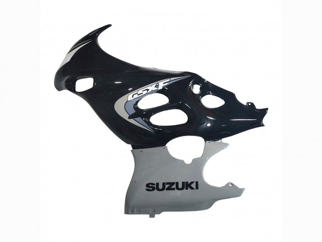 Billige Glänzendes Schwarz Grau 2004-2006 Suzuki GSX600F/GSX750F Motorrad Verkleidung