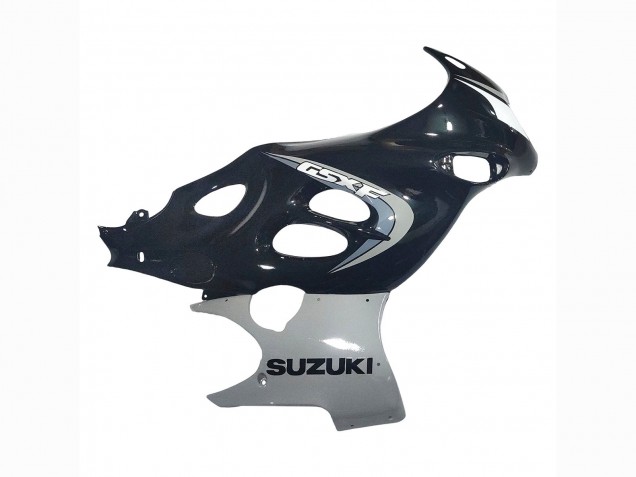 Billige Glänzendes Schwarz Grau 2004-2006 Suzuki GSX600F/GSX750F Motorrad Verkleidung