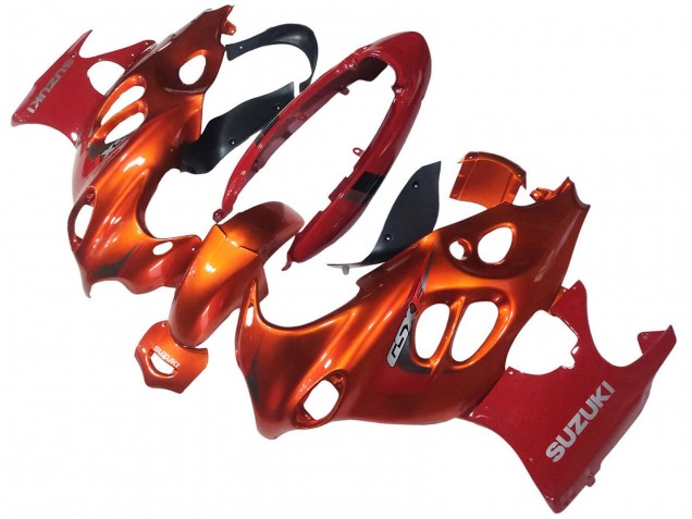 Billige Burnt Orange Weiß Logo 2004-2006 Suzuki GSX600F/GSX750F Motorrad Verkleidung
