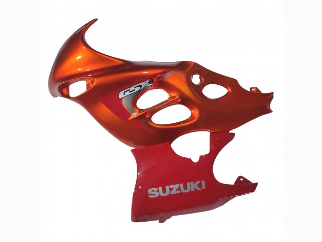 Billige Burnt Orange Weiß Logo 2004-2006 Suzuki GSX600F/GSX750F Motorrad Verkleidung