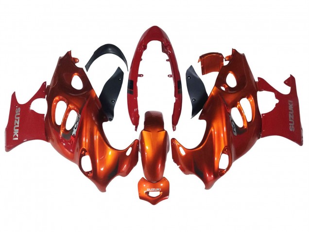 Billige Burnt Orange Weiß Logo 2004-2006 Suzuki GSX600F/GSX750F Motorrad Verkleidung