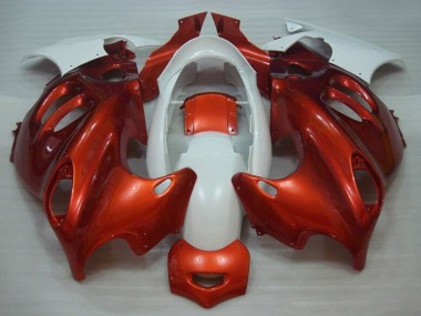 Billige Burnt Orange Weiß 2004-2006 Suzuki GSX600F/GSX750F Motorrad Verkleidung