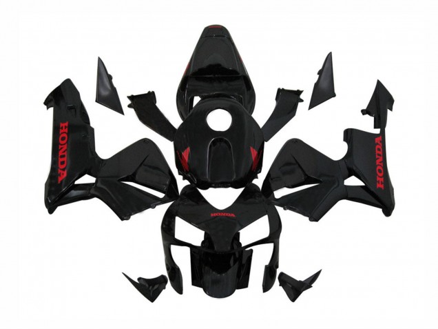Billige Glänzendes Schwarz Rot Aufkleber 2003-2004 Honda CBR600RR Motorrad Verkleidung