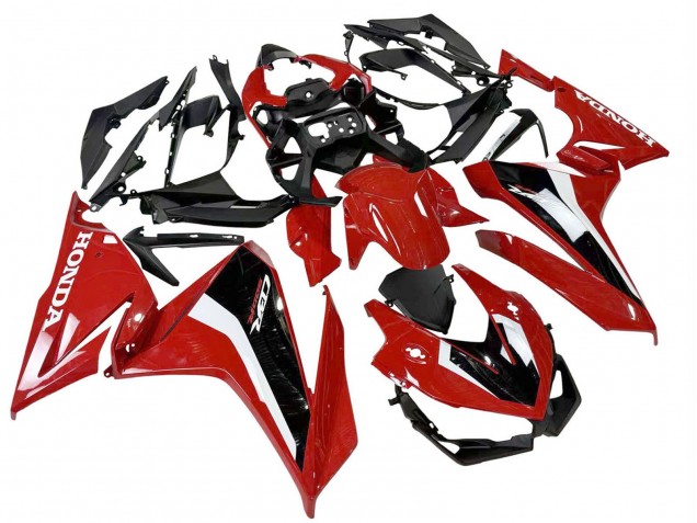 Billige Rot Weiß Schwarz 2022-2023 Honda CBR500R Motorrad Verkleidung